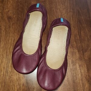 Tieks Burgundy Ballet Flats 7